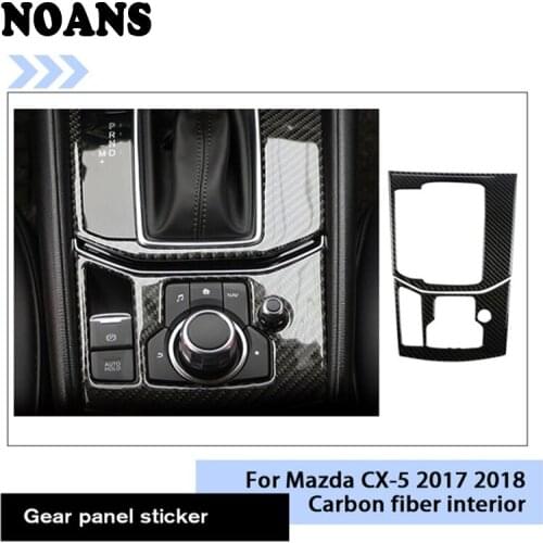 For Mazda CX-5 CX 5 CX5 2018 2017 Decorative Car Accessories Gear Frame Trim Electronic Handbrake Panel Covers Stickers