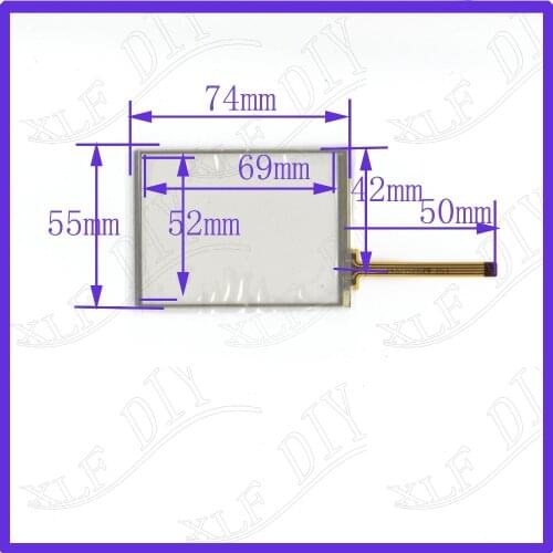 ZhiYuSun A3215 4 lines Resistance screen 74*55mm touch screen panel this is compatible 74mm*55mm