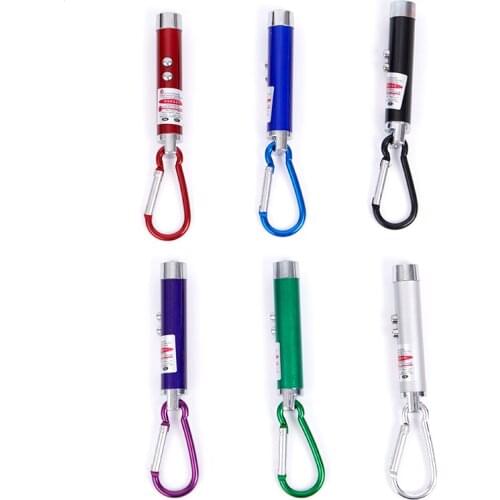 3 In 1 Red Laser Pen 1mV 49 Feet Laser Mini LED Flashlight Beam Light Pointer