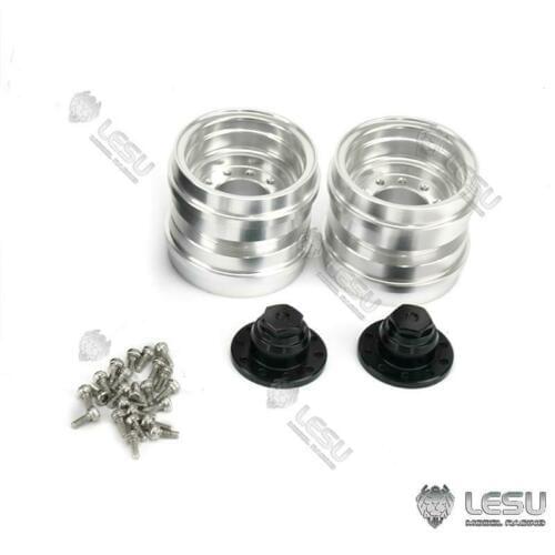 Metal Wheel Hubs for 1/14 RC LESU Hydraulic Trailer Truck A0020 A0005 DIY TMY TH16937
