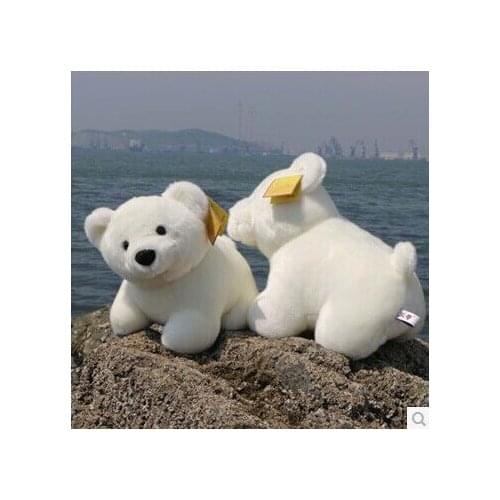 Stuffed plush 30 cm cute polar bear plush toy quality goods soft doll gift w3412
