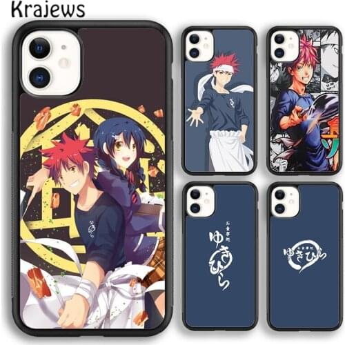 Krajews Anime Shokugeki no Soma soft Phone Case Cover For iPhone 5s SE 2020 6s 7 8 plus X XS XR 11 12 mini pro max coque Shell