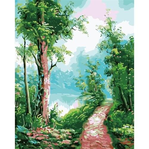 Incarnation True Painting By Numbers Kits Diy Gift For Kids Adults Diy Gift Desert Abstract Oil Painting Kits Modern Home Decor