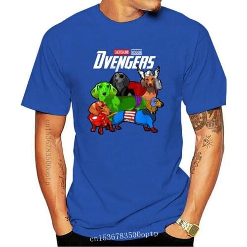 New Dachshund Dvengers T-Shirt Men Women Unisex Tee All Size S-3XL