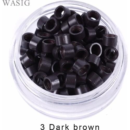 Wholesale 1000 PCS 4.5*3.0mm Micro Link/Beads/Rings/Tube With Screw For Human Hair Extension Bead Hair Extension Tools