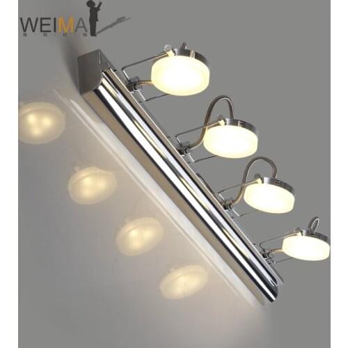Anti fog mirror lighting Velma fashion creative modern minimalist bathroom bathroom wall lamp warm moisture LED Folding lamp
