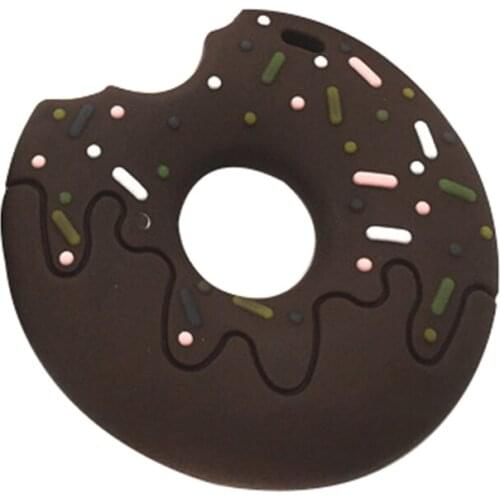 Donut Silicone Teether Toys BPA Free Baby Teething Teether Product Newborn Accessories Bebe Reborn Gift Food Grade Baby Teether