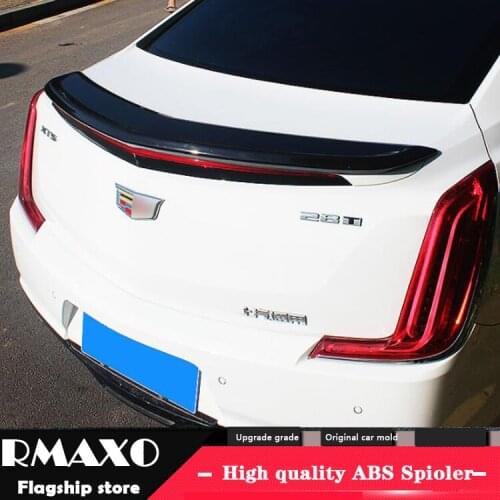 For Cadillac XTS Spoiler 2018-2020 Cadillac XTS Spoiler YW ABS plastic Material Car Rear Wing Color Rear Spoiler
