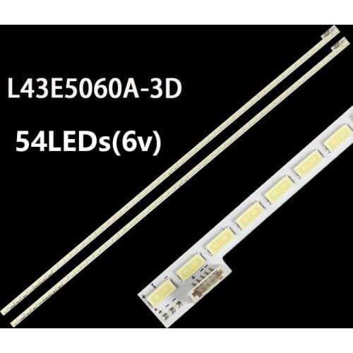 2 PCS 54 LEDs 466mm 43" TV LED Backlight Strip For 43-D0WN LTA430HN01 LJ64-03317A 2011SGS43 7030