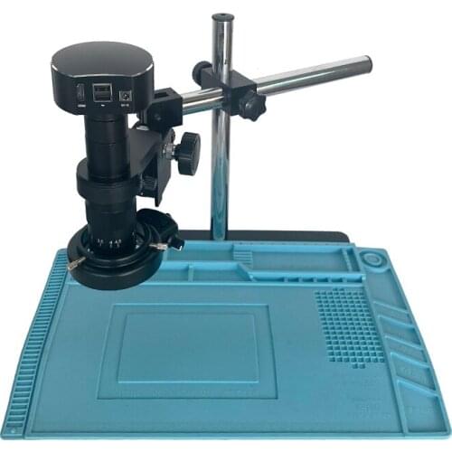 1080P 5.0MP SONY IMX335 HD HDMI Digital Industrial 180X 300X C Mount Video Microscope Camera For Phone PCB Repair