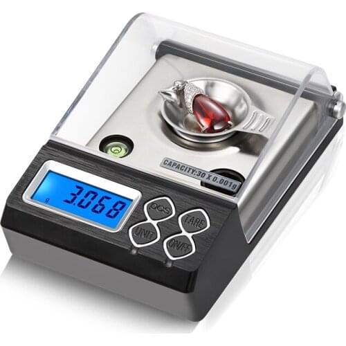 High Precision Digital Milligram Pocket Scale 50 x 0.001g sensitivity Portable Reloading Weighing Jewelry Gold and Gems Scale