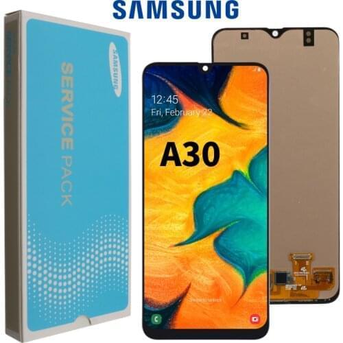 10pcs/lot 6.4" NEW Super OLED LCD for Samsung Galaxy A30 A305/DS A305F A305FD A305A LCD Display Touch Screen Digitizer Assembly