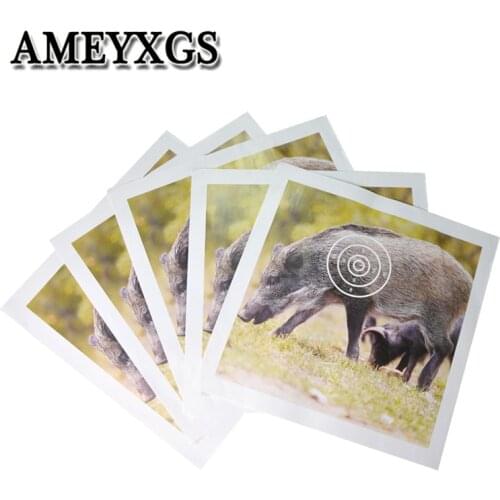 10/20Pcs 38x38cm Archery Targets Paper Face Target Paper Animal Arrow Bow Shooting Practice Training Targeting Accessories