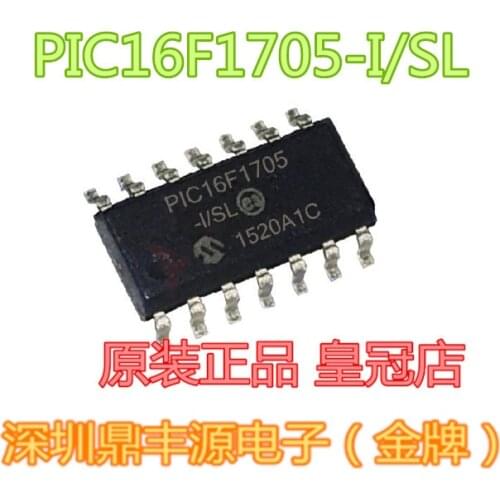 100% New&original PIC16F1705-I/SL SOP-14 8