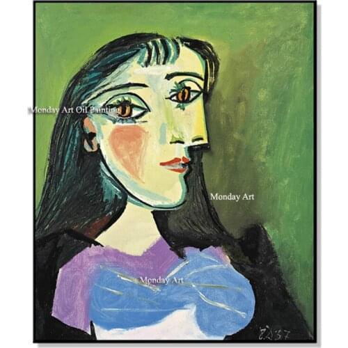 100% Handpainted Picasso Oil Painting on Canvas Posters Wall Stickers Home and Garden for Living Rooom Bed Room Decoration Home