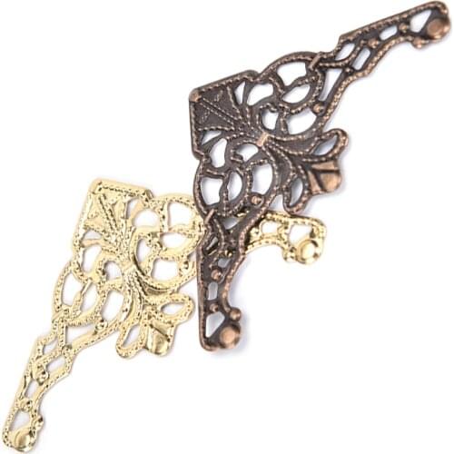 12Pcs/set Jewelry Making Scrapbooking Albums Corner Protectors Card File Metal Book Iron Folders Jewelry Findings