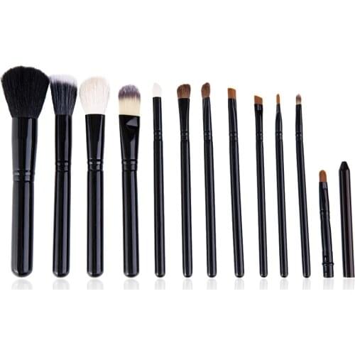 12 pcs Makeup Cosmetic Blush Brush Eyebrow Foundation Powder barrelled Brushes