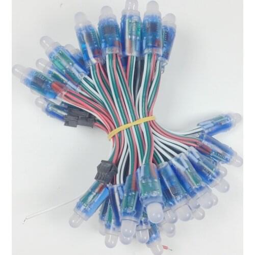 1500pcs 12mm WS2811 Full Color LED Pixel Light Module DC 5V input IP68 waterproof RGB color 2811 IC Digital LED christmas Light