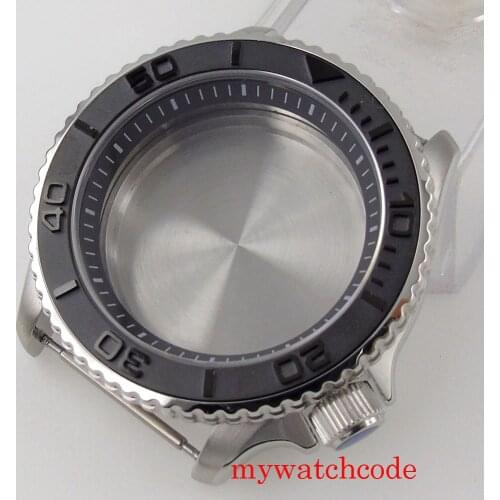 41mm High Qulity Watch Case Sapphire Glass 200m Diving Watch Case For NH35A NH36A Movement Stainless Steel Bezel Insert