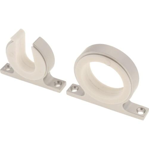 Aluminum Fishing Rod Rack Reel Storage for Boat Yacht - White