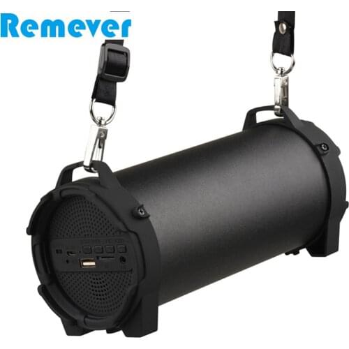 New Arrival Mini Wireless Bluetooth Speaker with Strap 1200mAH 8W Portable Outdoor Sport Subwoofer for Bike Cycling