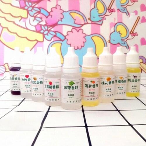 10ml/bottle Slime Additives Edible Flavor Diy Toys All For Children Modeling Clay Smell Sweet Slime Supplies Material Kids Gift