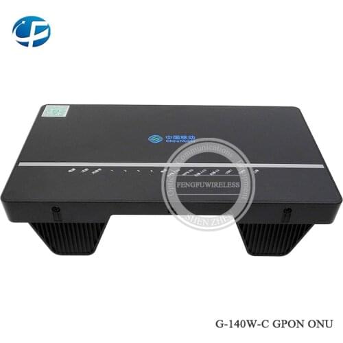 GPON ONU For Alcatel Lucent Nokia G-140W-C GPON ONU ONT FTTH Fiber Optic With 4GE+2USB+1Tel+1POTS+2.4WIFI English Version