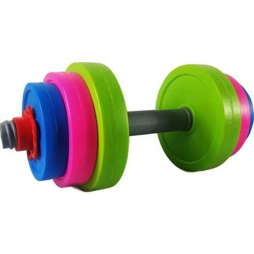 Toys Dumbbells --Adjustable Dumbbell Fill with Beach Sand or Water-Pretend Toddler Gym Stuff Weights for Exercises