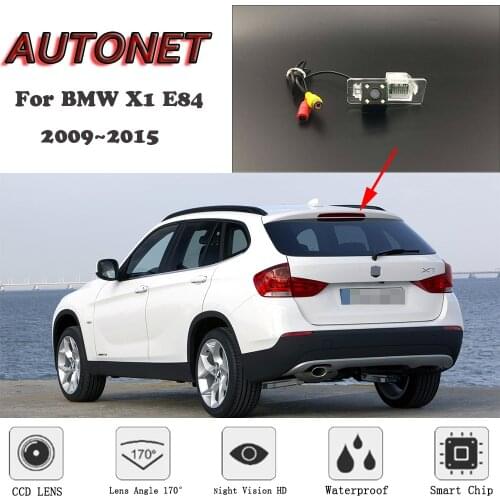 AUTONET HD Night Vision Backup Rear View camera For BMW X1 E84 2009~2015 CCD/license plate Camera or Bracket
