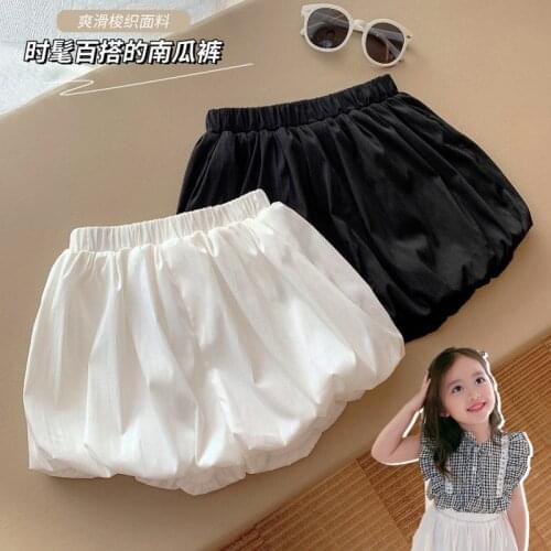 Girls' Shorts Outer Wear 2021 Summer New Style Childrens Fashion Pumpkin Pants Baby Girls Thin Casual Pants