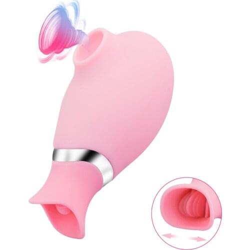 Sucking Vibrator Sex Toys Nipple Sucker Vibrator Clitoris Stimulator Licking Tongue Vibrator For Adults Sex Toys For a Couples