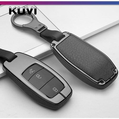 Alloy Leather Car Key Cover Case Shell Bag Protective Key Ring For Mercedes Benz 2017 E Class W213 2018 S class Accessories