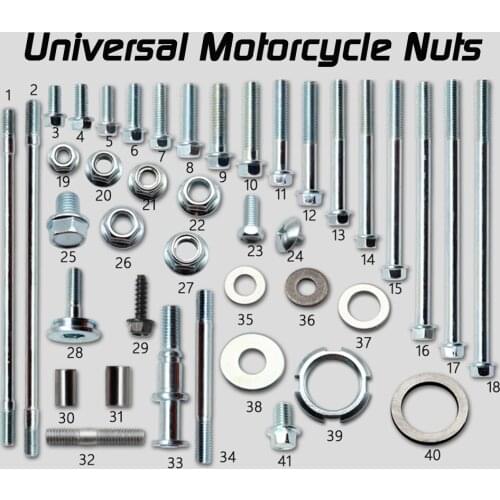 Free Shipping Standard Set Nut Manufacturers Selling Scooter Motorcycle Engine GY6 50 80 125 150 200