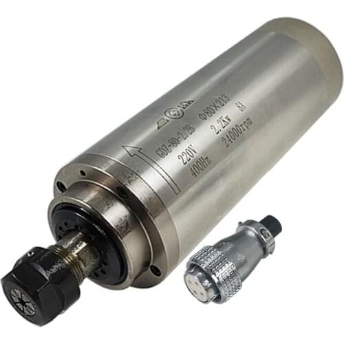 CNC Drilling Machine Spindle Motor Water Cooled 2.2KW 3.0KW ER20 Collet with 4 Bearings Use for Diy CNC Engraving Machine
