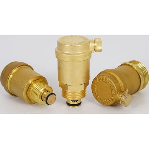 1/2 3/4 1" Male Thread Brass Automatic Air Pressure Vent Valve Safety Release Valve Pressure Relief Valve For Solar Water Heater