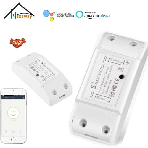 10A 2KW 1 gang touch switch wifi Light control for light switch module TUYA Smart Life APP