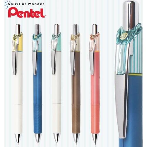 1Pcs PENTEL striped quick-drying gel pen 0.4mm / 0.5mm limited edition ENERGEL Kleina BLN75 student writing office stationery