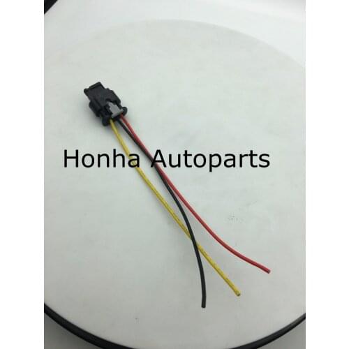 10/20/50/100 pcs 3C0973203 2007-2012 A3 Q7 2008 2009 2010 Flat Housing Connector Plug 3-pin Wiring Harness 4F0 973 703 4F09737