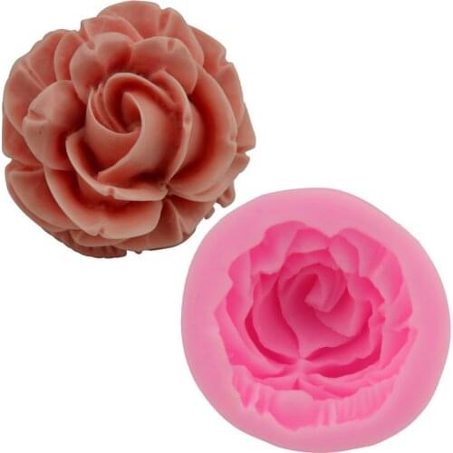 3D Rose Flower silicone mold fondant mold cake decorating tools chocolate gumpaste mold