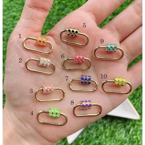 5Pcs,High Quality colorful Clasp for jewelry making accessories diy findings hooks