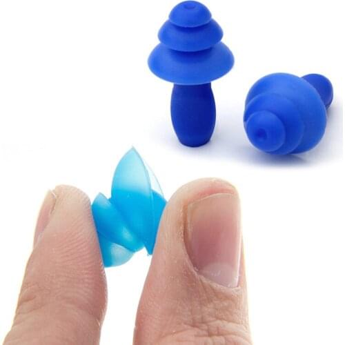 1 box soft silicone earplugs for swimming and diving,sound sleeping ultra comfort swimming earplugs usefull swimming accessories