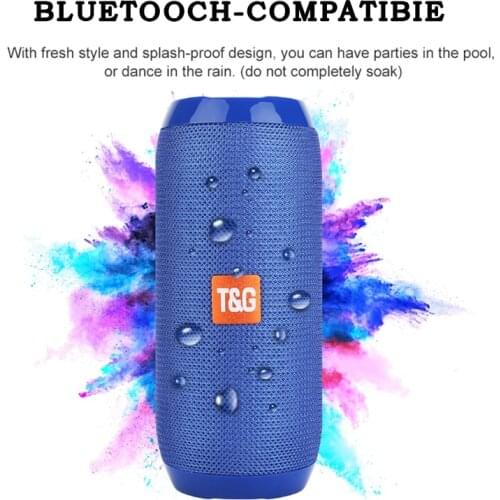 YABA Bluetooth Speaker Portable Outdoor Sport Loudspeaker Wireless Mini Column Music Player Support FM Radio Aux Input