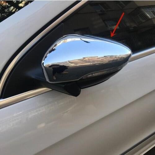 For Volkswagen CC 2010-2018 High-quality ABS Chrome Rearview mirror cover Anti-Rub protection Decoration Car styling