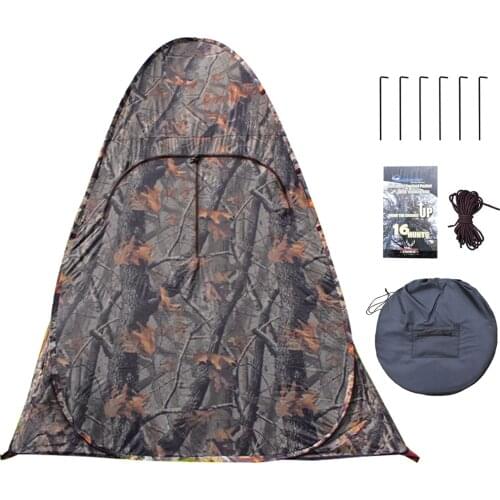 172X198X83cm Privacy Tent Shower Changing Tent Toilet Portable Privacy Shelter Beach Sunshade Folding Camouflage Tent