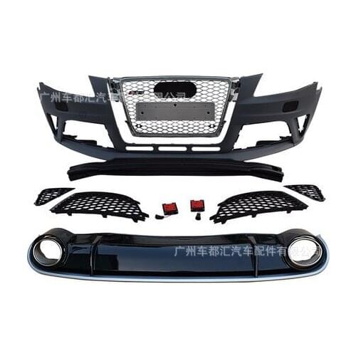 Suit For Audi 09-12 A4l Big Surround B8 Refitting Bumper Upgrading Rs4 Front Bar Assembly