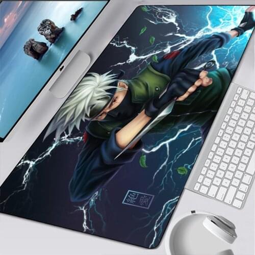 2021 Kakashi Mouse Pad gamer Ainme Pad Mouse Carpet Computer Padmouse Domineering Gaming Mousepad Gamer laptop Mats