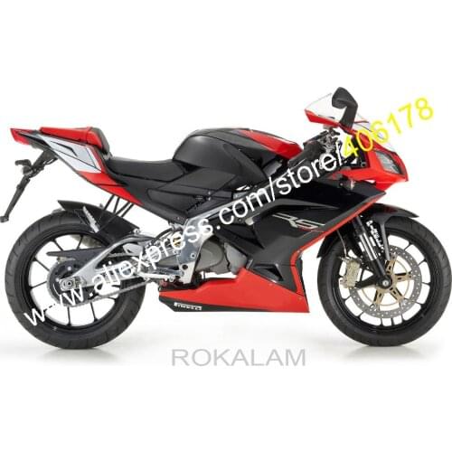 Red Black For Aprilia RS125 2006 2007 2008 2009 2010 2011 RS 125 06-11 ABS Motorcycle Fairing (Injection Molding)