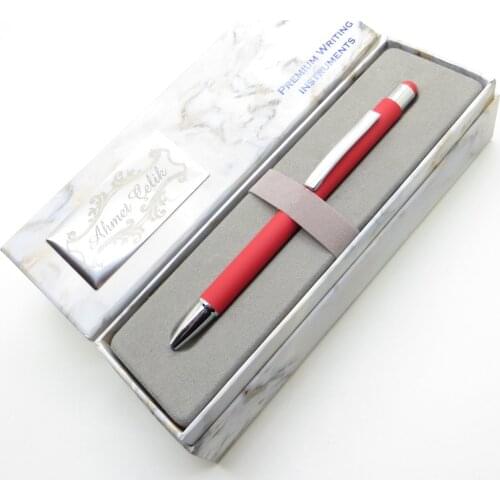 Wings Marble T535 Red Touch Ball Pen | İsme Special Pen | Gift Pen