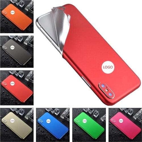 Ice Film For iPhone 11 Pro XS MAX SE 2020 6 6S 7 8 Plus X XR Mobile Phone Film Back Cover Full Matte Sticker Color Change Film