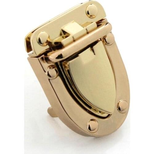 1pcs Metal Push Lock Fashion Durable Refined Closure Parts for DIY Handbag Shoulder Bag Purse Hardware Accessories CLOXY